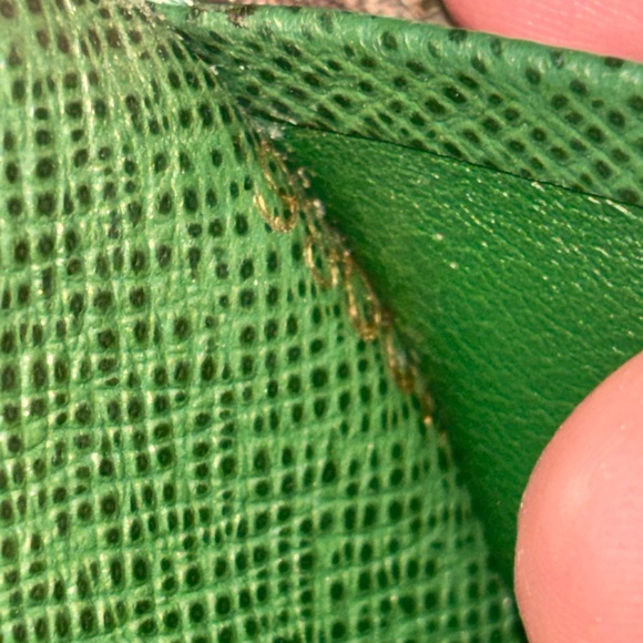 Louis Vuitton Limited Edition ‘Groom’ Green & Brown Monogram Zippy Organizer - Picture 16 of 16